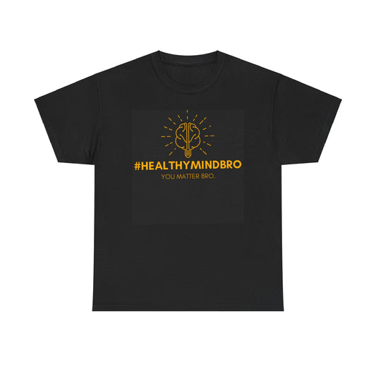 Healthy Mind Bro logo tee