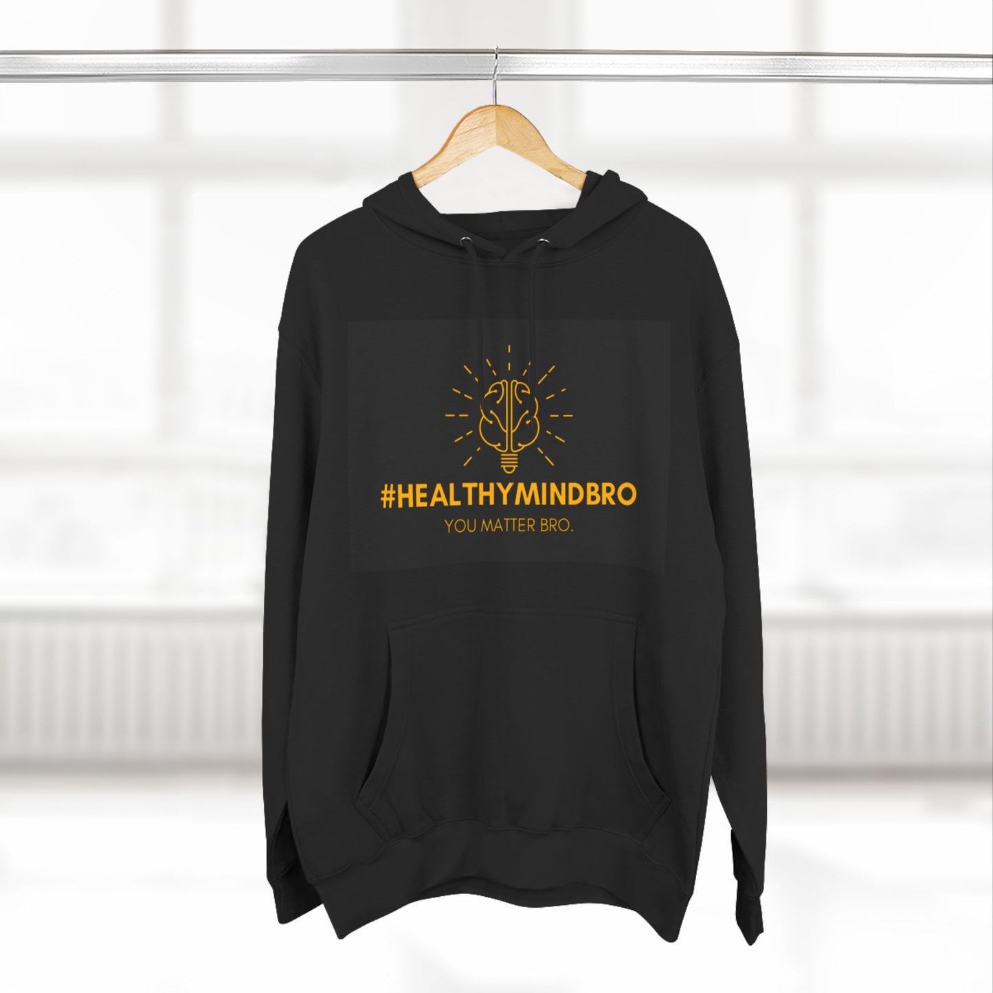 HealthyMindBro logo hoodie